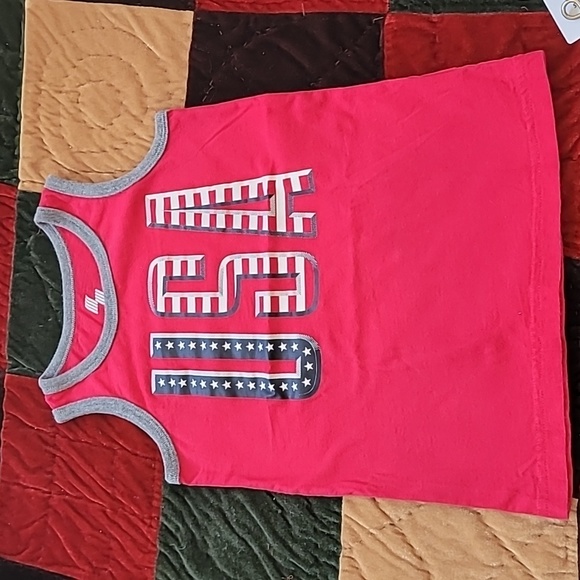 5/6T USA Red Tank Top with Brain Bogglers - Picture 5 of 8